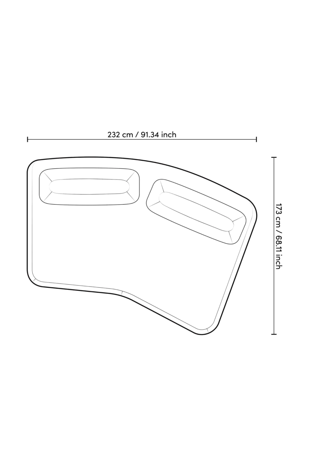Curve Modular Sofa Residenza | Eichholtz Miami
