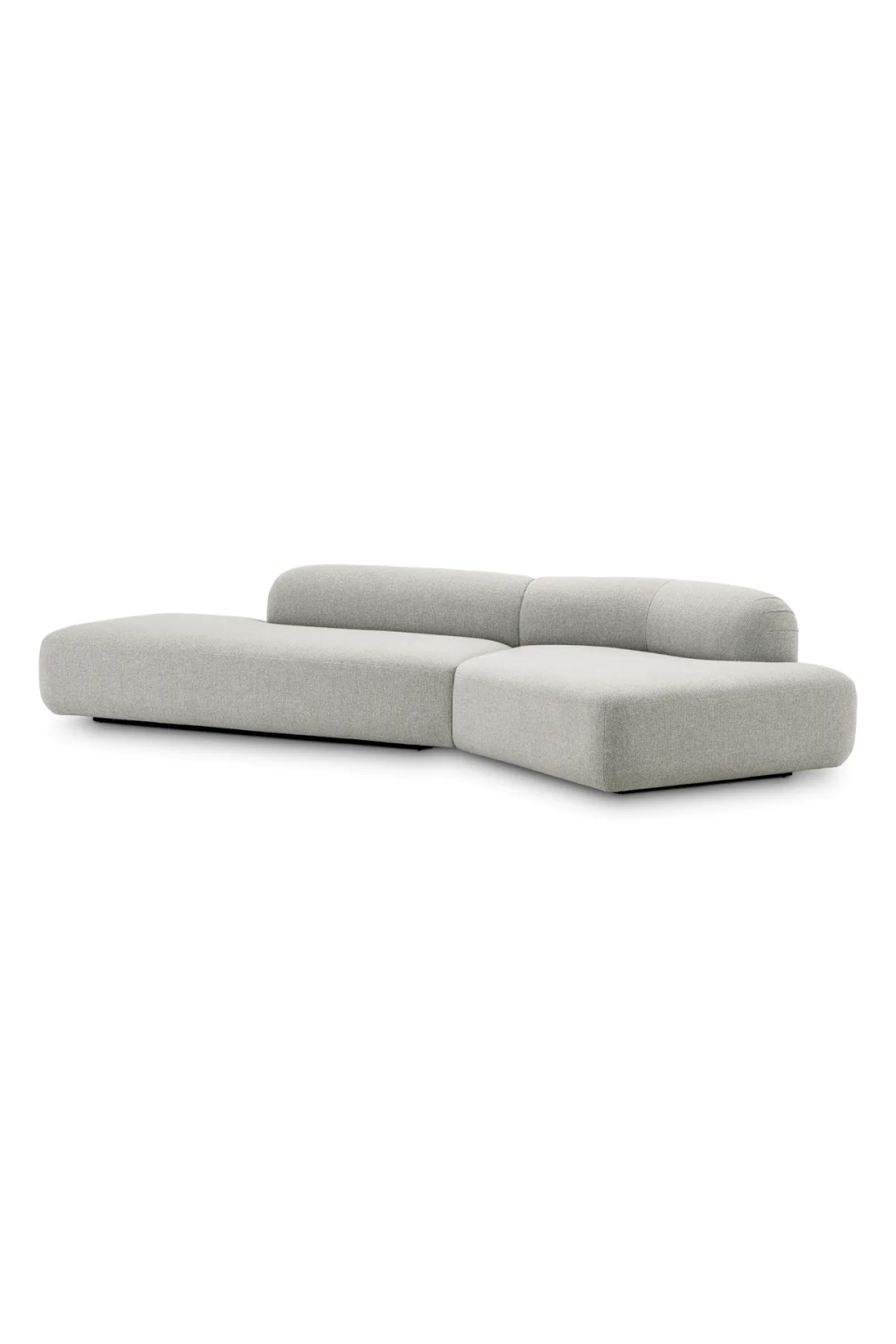Irregular-Shaped Gray Sofa Taraval | Eichholtz Miami