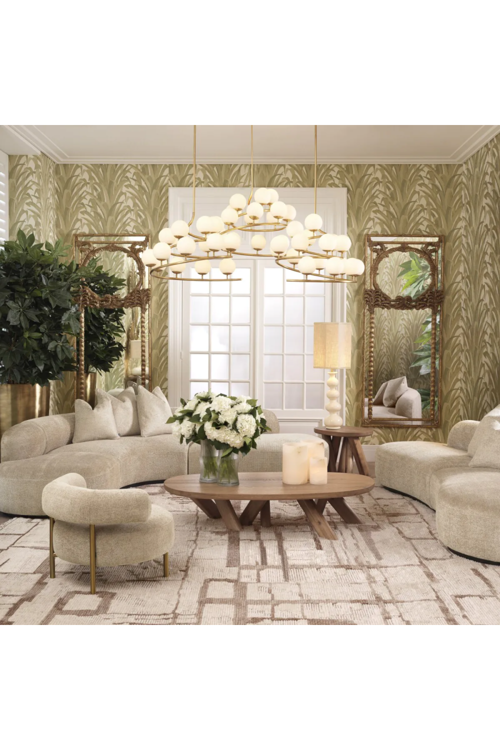 Curved Modern Sofa L Bjorn | Eichholtz Miami