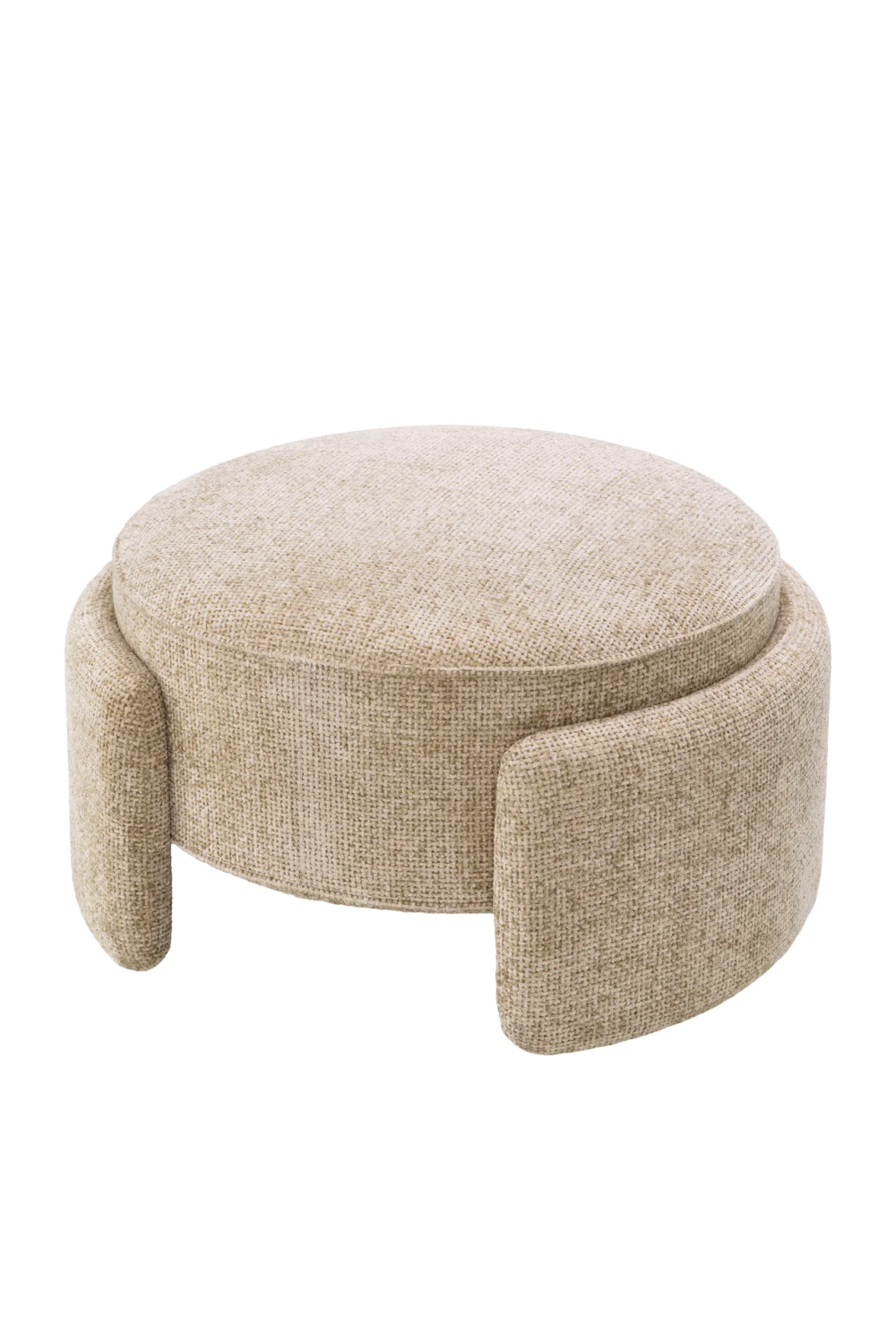 Upholstered Modern Stool Ortega | Eichholtz Miami