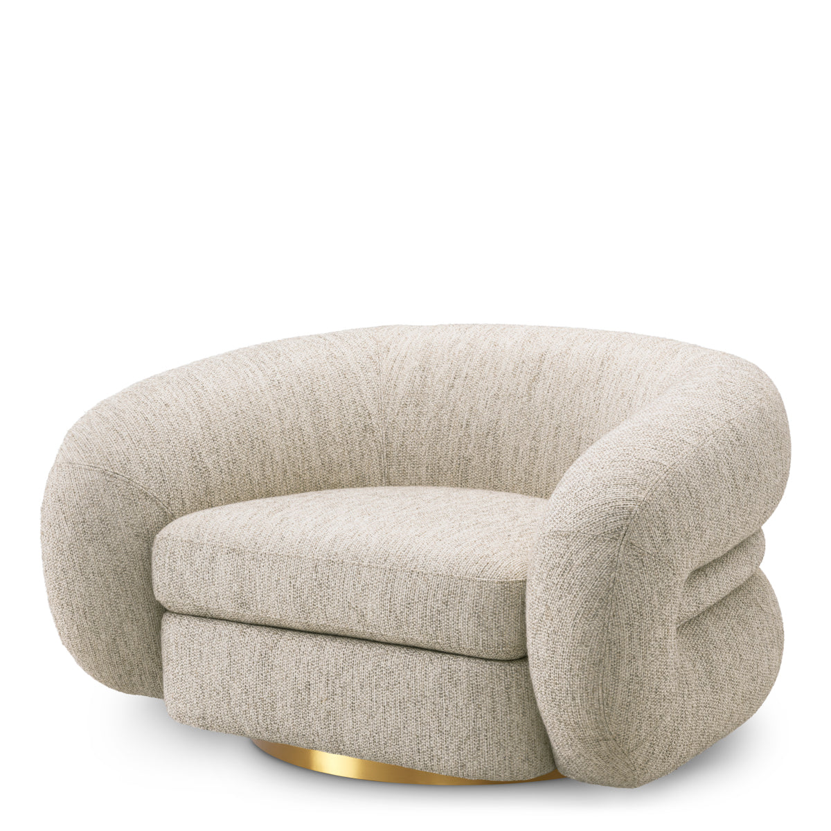 Light Gray Swivel Chair Cosenza | Eichholtz Miami