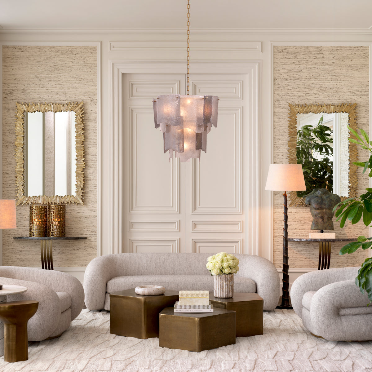 Light Gray Swivel Chair Cosenza | Eichholtz Miami