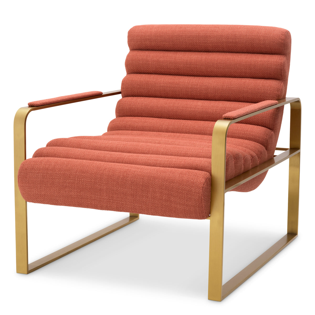 Padded Modern Lounge Armchair Olsen | Eichholtz Miami