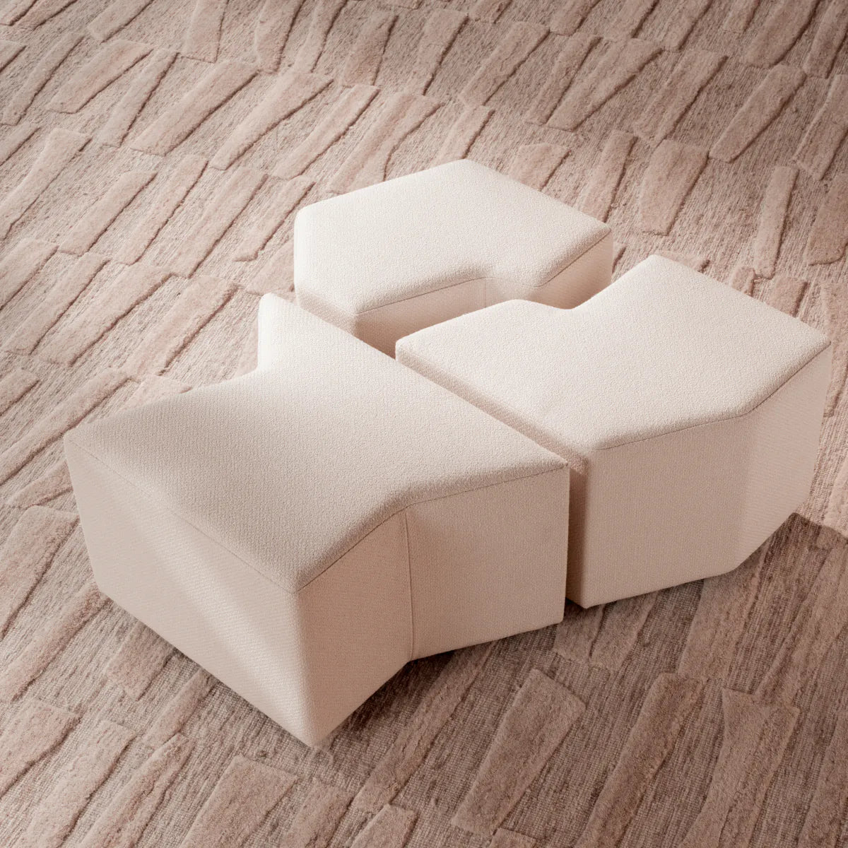 Rêve Cream Stools (3) Filbert | Eichholtz Miami