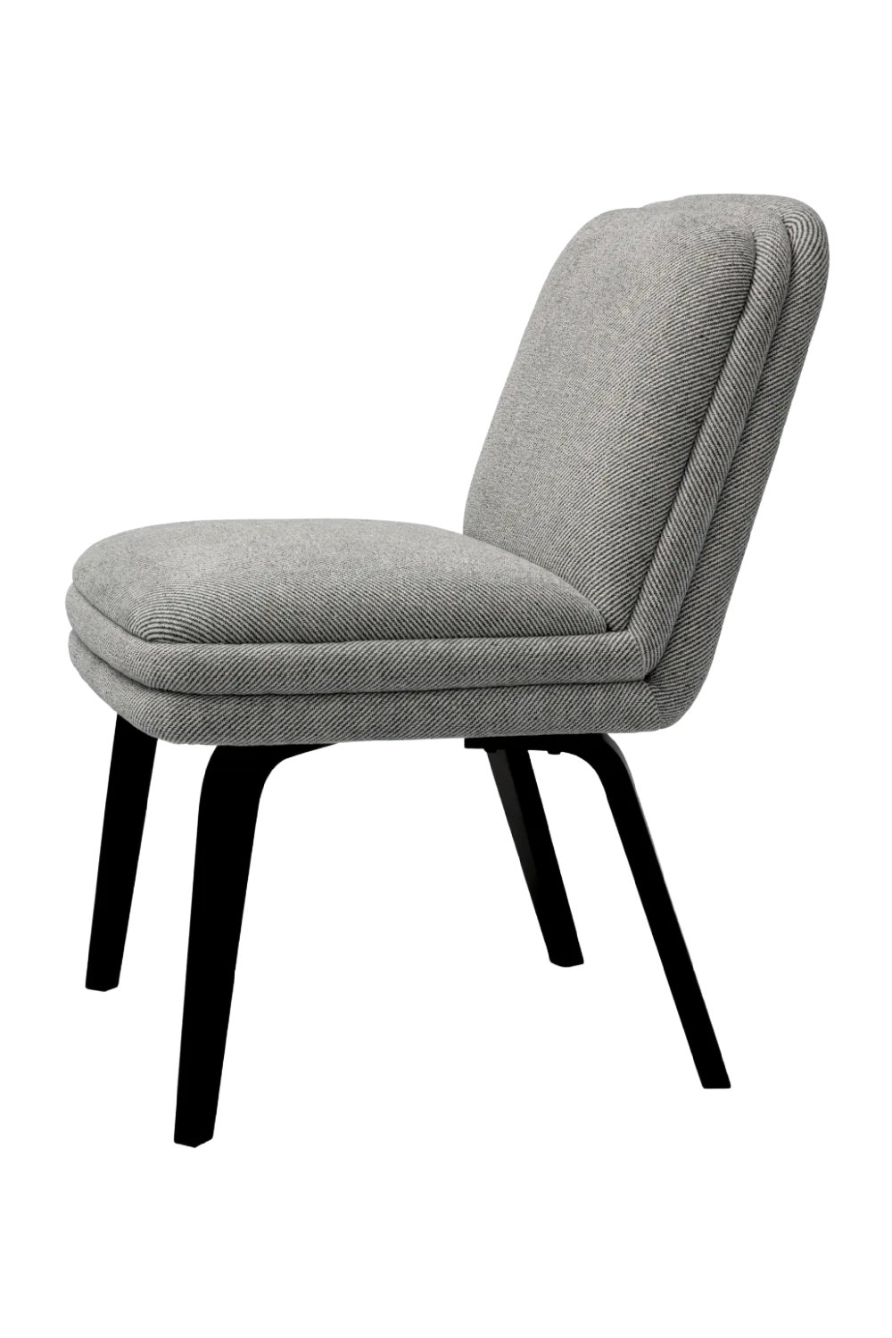 Gray Upholstered Dining Chair Lucia | Eichholtz Miami
