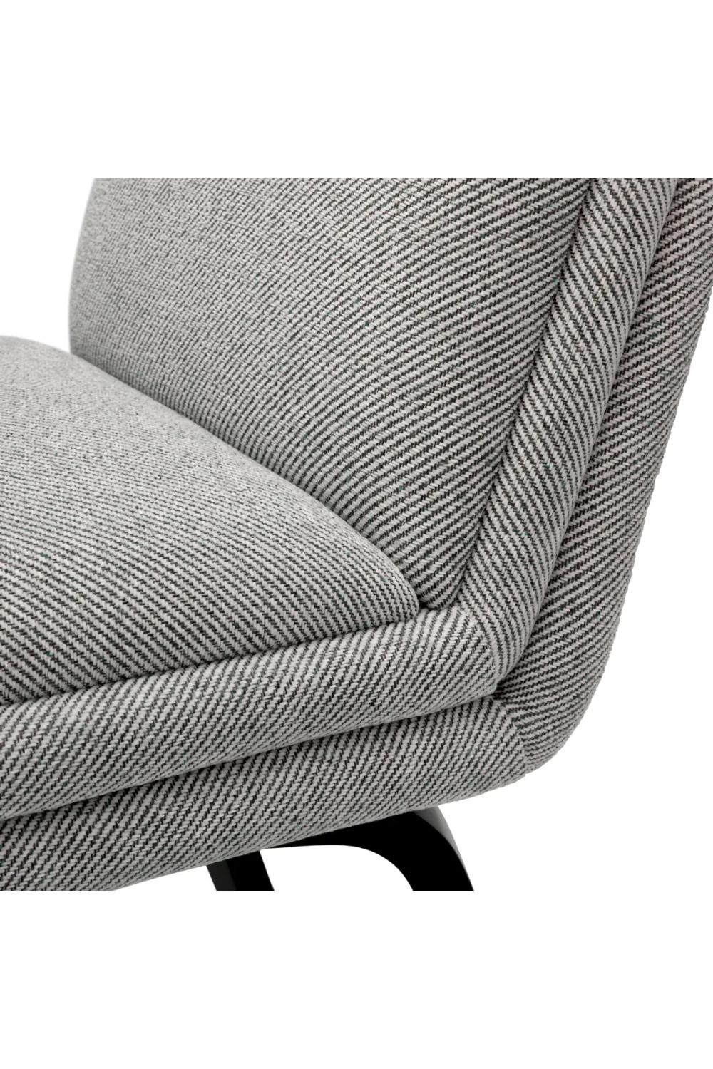 Gray Upholstered Dining Chair Lucia | Eichholtz Miami