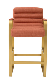 Padded Modern Counter Stool Olsen | Eichholtz Miami