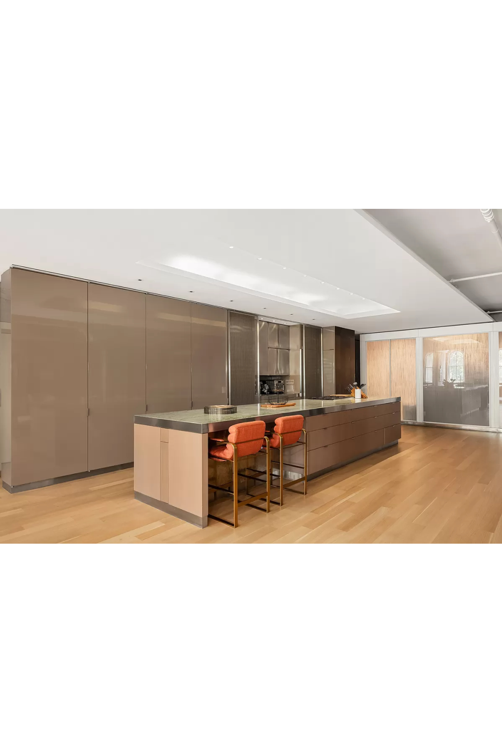 Padded Modern Counter Stool Olsen | Eichholtz Miami