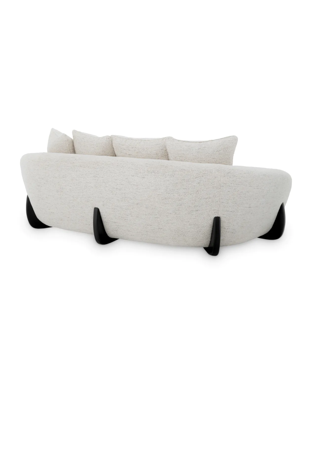 Off-White Curved Sofa Siderno | Eichholtz Miami