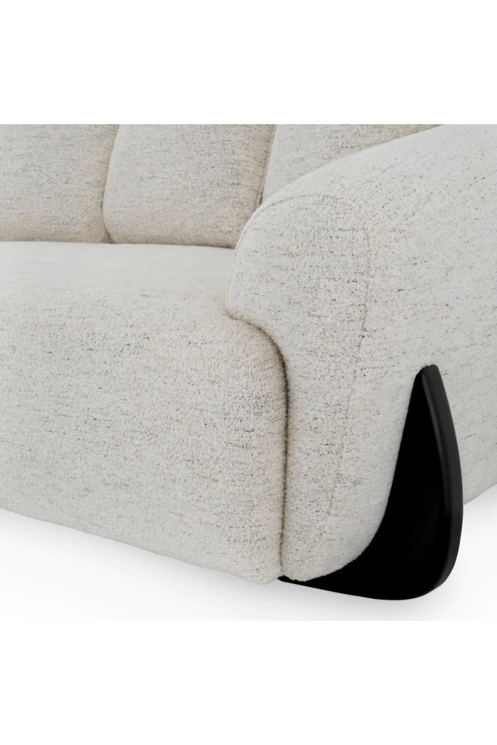 Off-White Curved Sofa Siderno | Eichholtz Miami