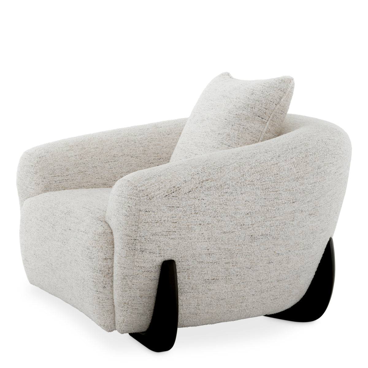 Curved Lounge Chair Siderno | Eichholtz Miami