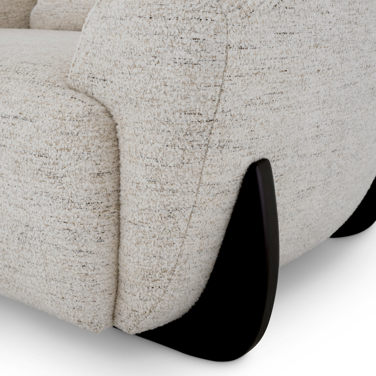 Curved Lounge Chair Siderno | Eichholtz Miami