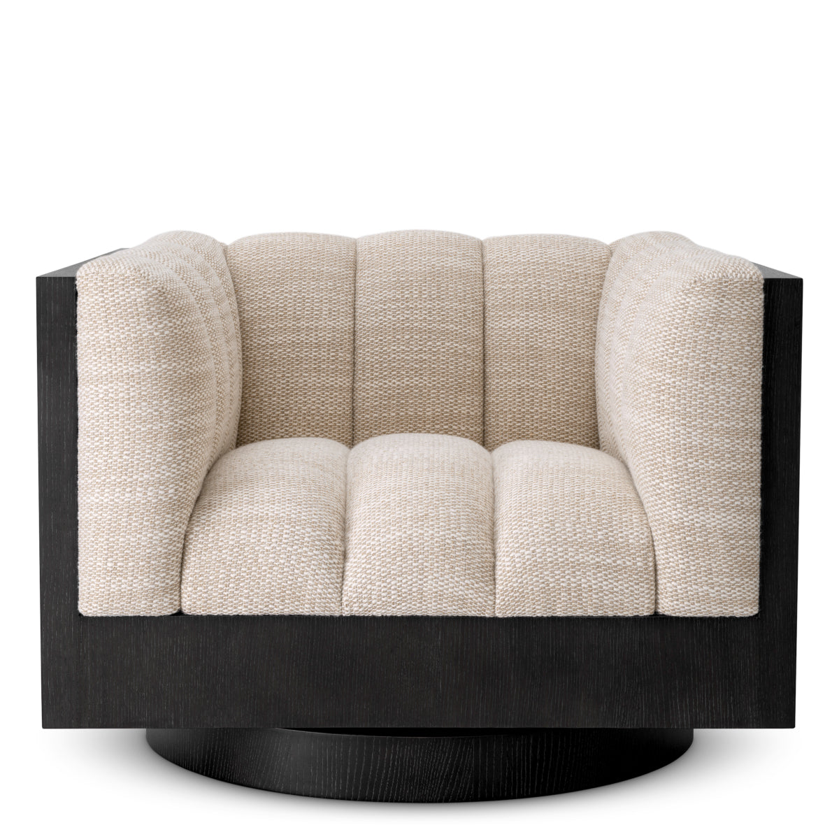 Sand Barrel Swivel Chair Davide | Eichholtz Miami