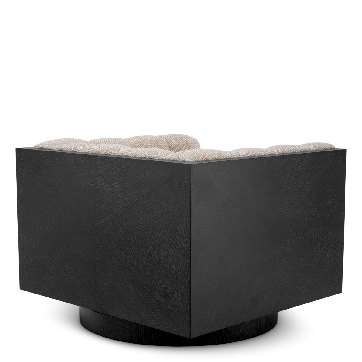 Sand Barrel Swivel Chair Davide | Eichholtz Miami