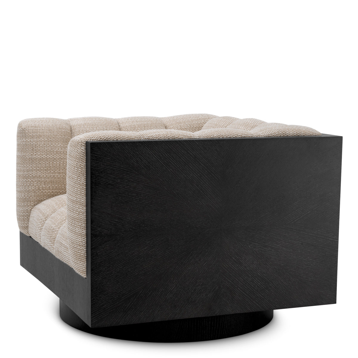 Sand Barrel Swivel Chair Davide | Eichholtz Miami