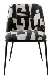 Printed Fabric Dining Chair Caleb | Eichholtz Miami