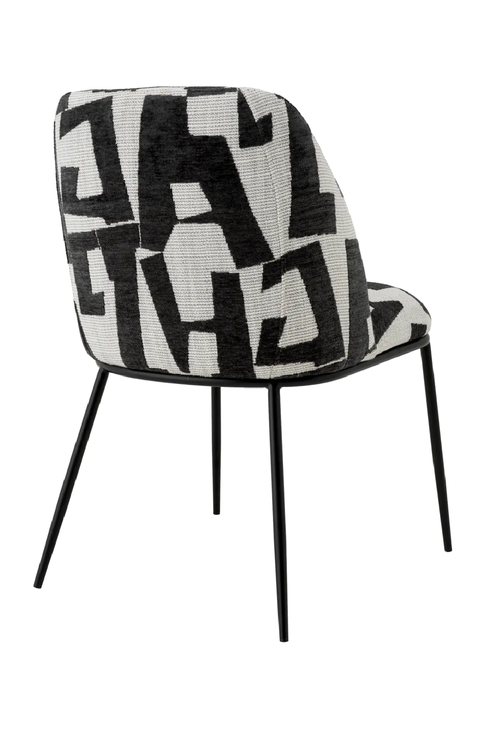 Printed Fabric Dining Chair Caleb | Eichholtz Miami