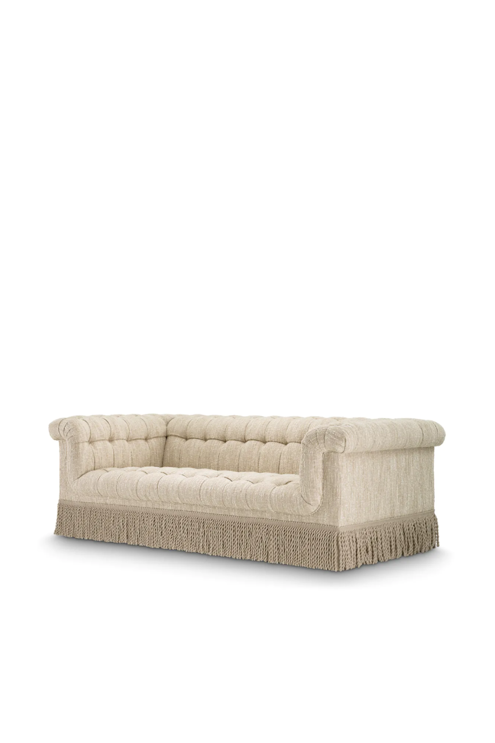 Boucle Tufted Fringe Sofa Dorantes | Eichholtz Miami