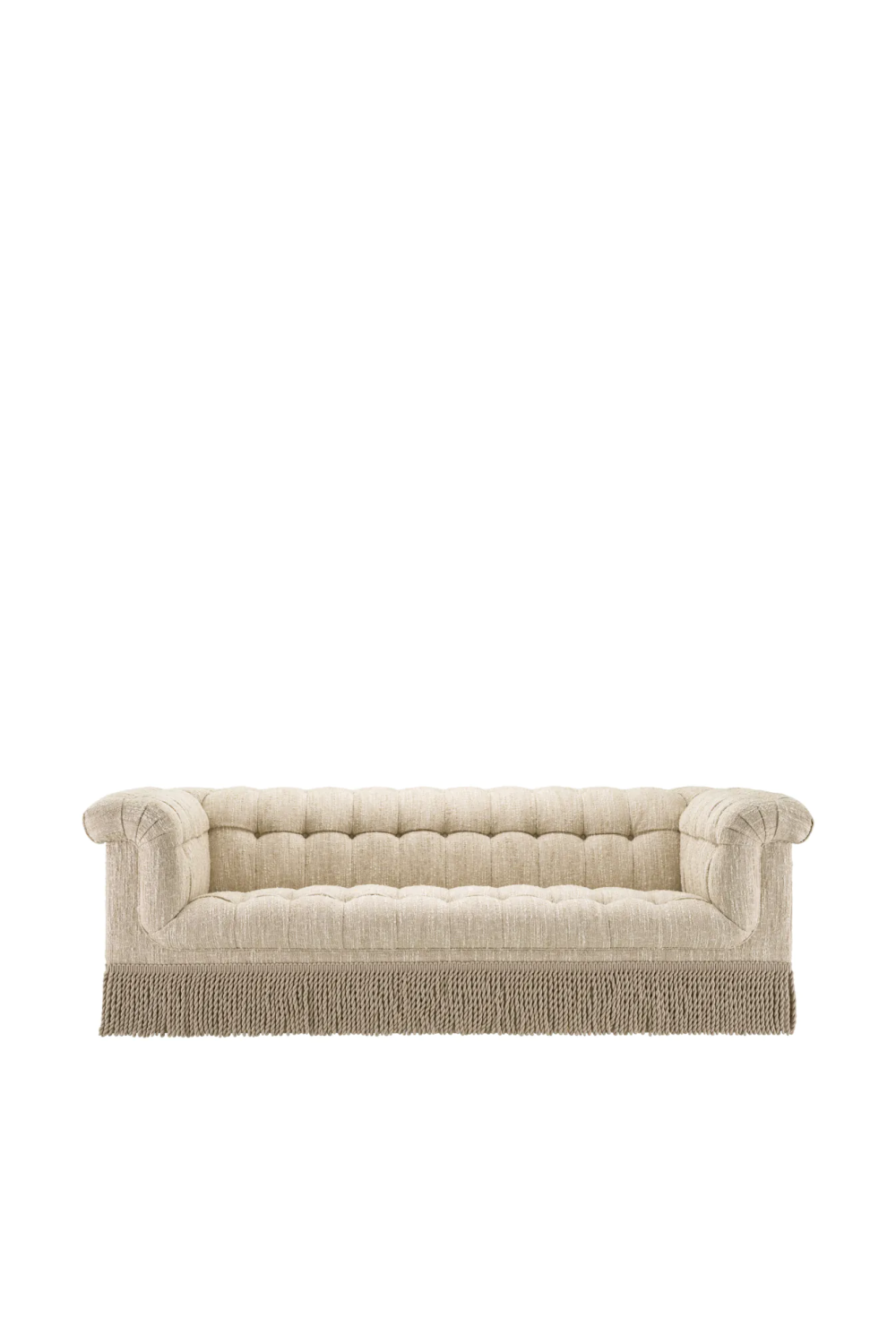 Boucle Tufted Fringe Sofa Dorantes | Eichholtz Miami