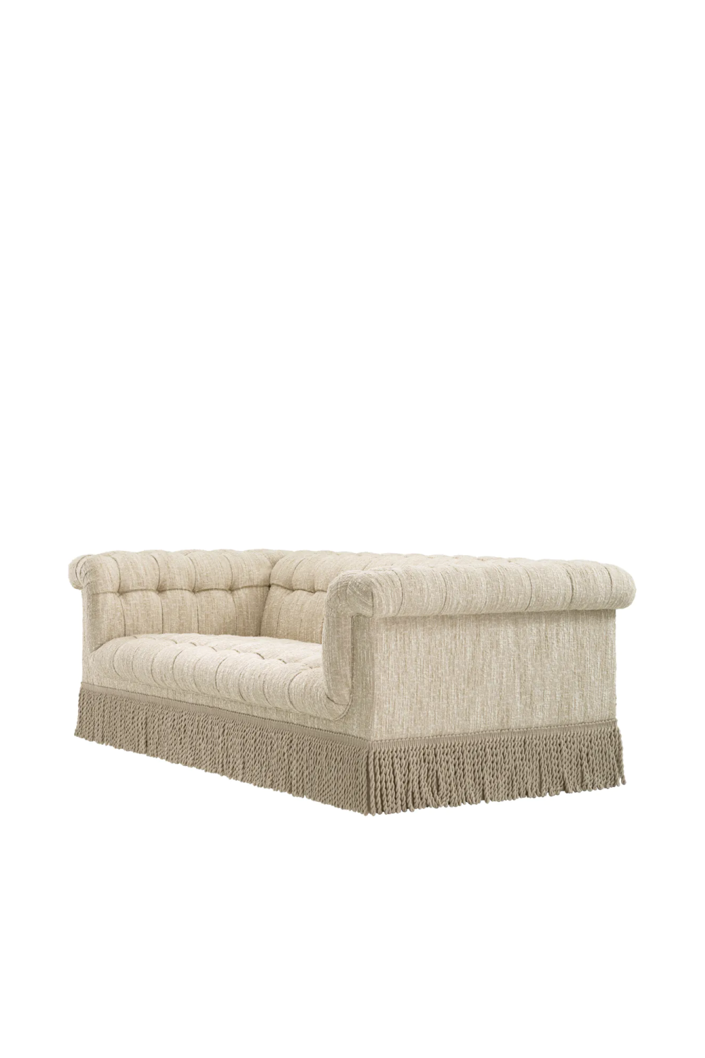 Boucle Tufted Fringe Sofa Dorantes | Eichholtz Miami