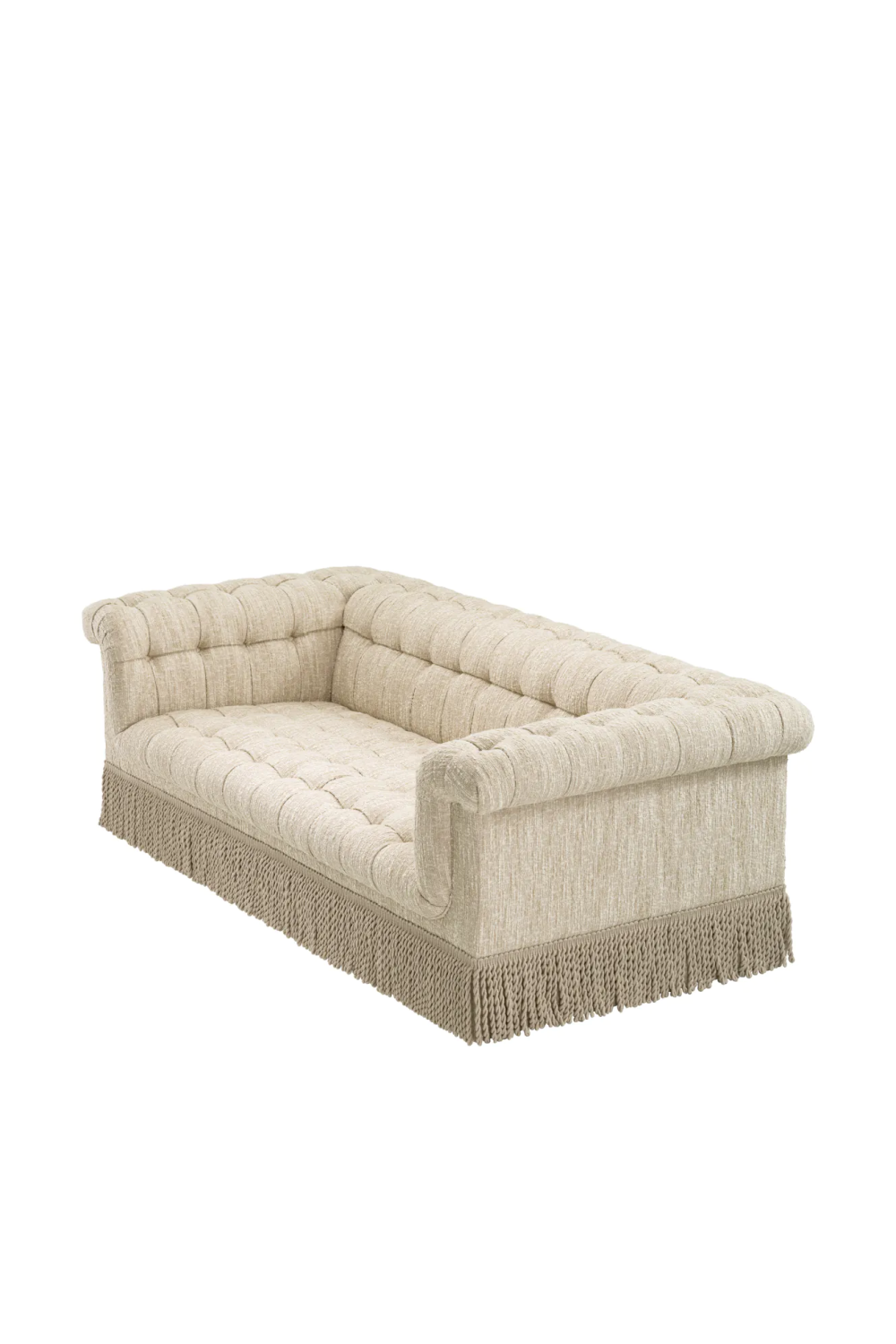 Boucle Tufted Fringe Sofa Dorantes | Eichholtz Miami