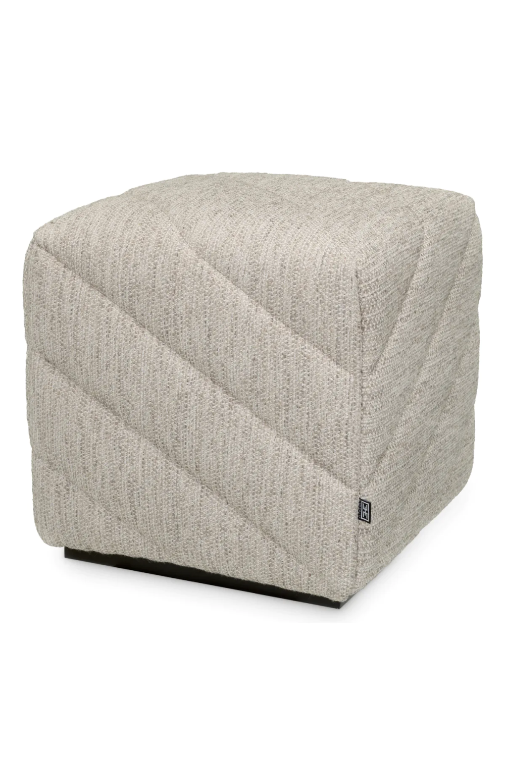 Upholstered Modern Stool Avellino - Thumbnail 3