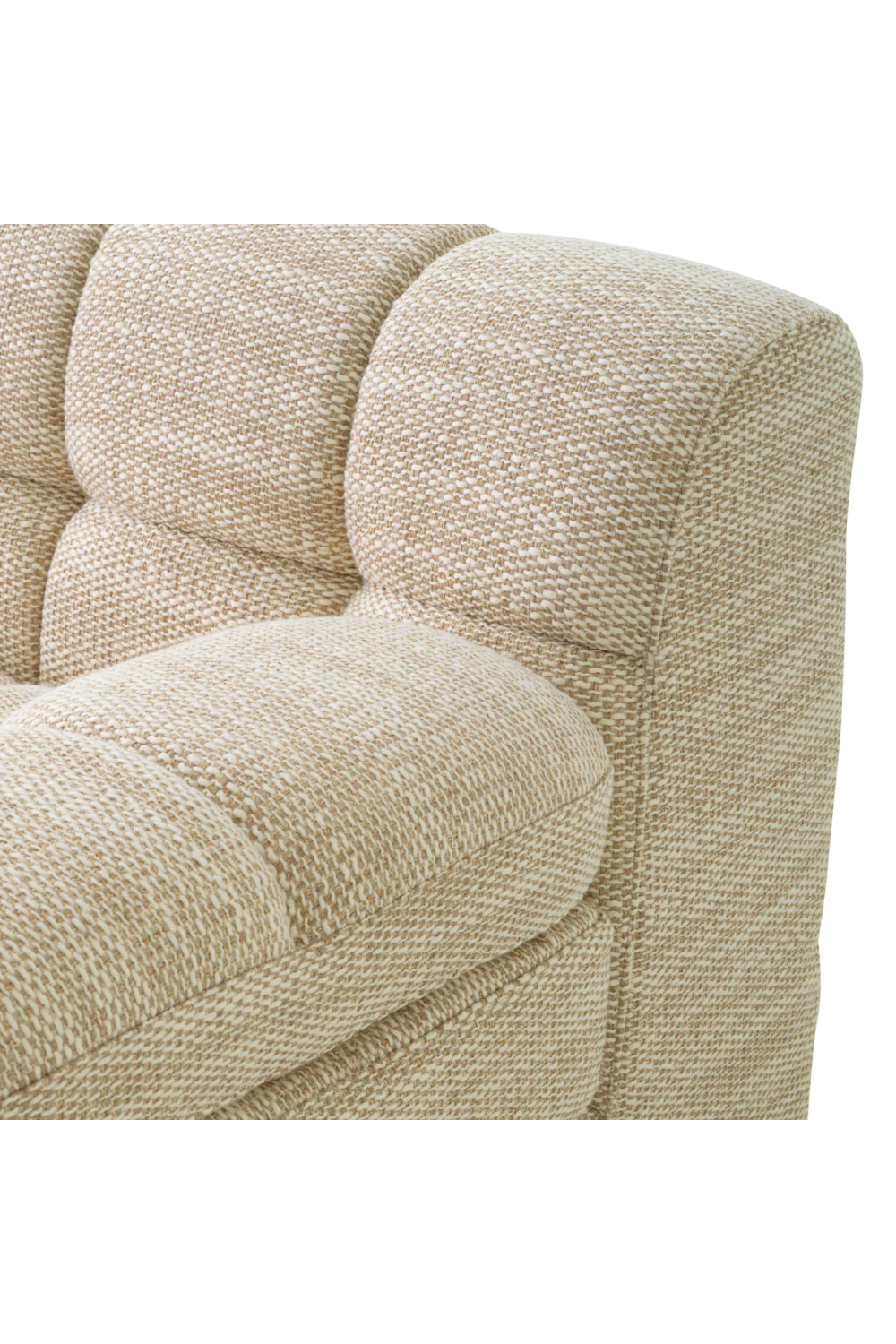 Sand Channeled Modular Sofa Dean | Eichholtz Miami