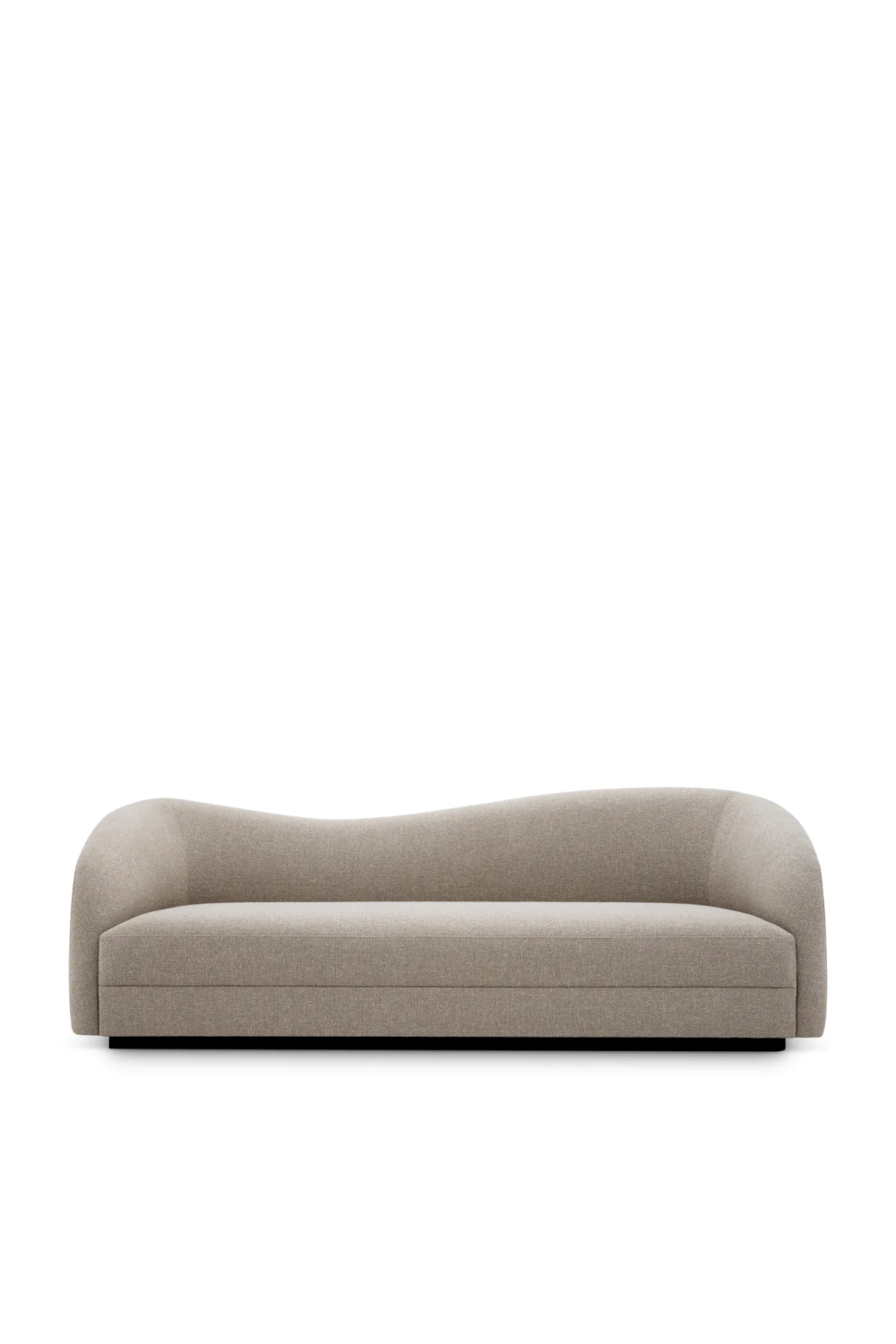 Greige Curved Sofa Divisadero | Eichholtz Miami