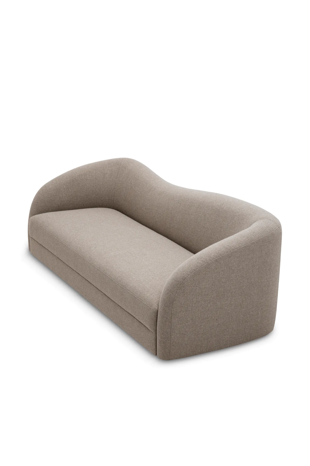 Greige Curved Sofa Divisadero | Eichholtz Miami