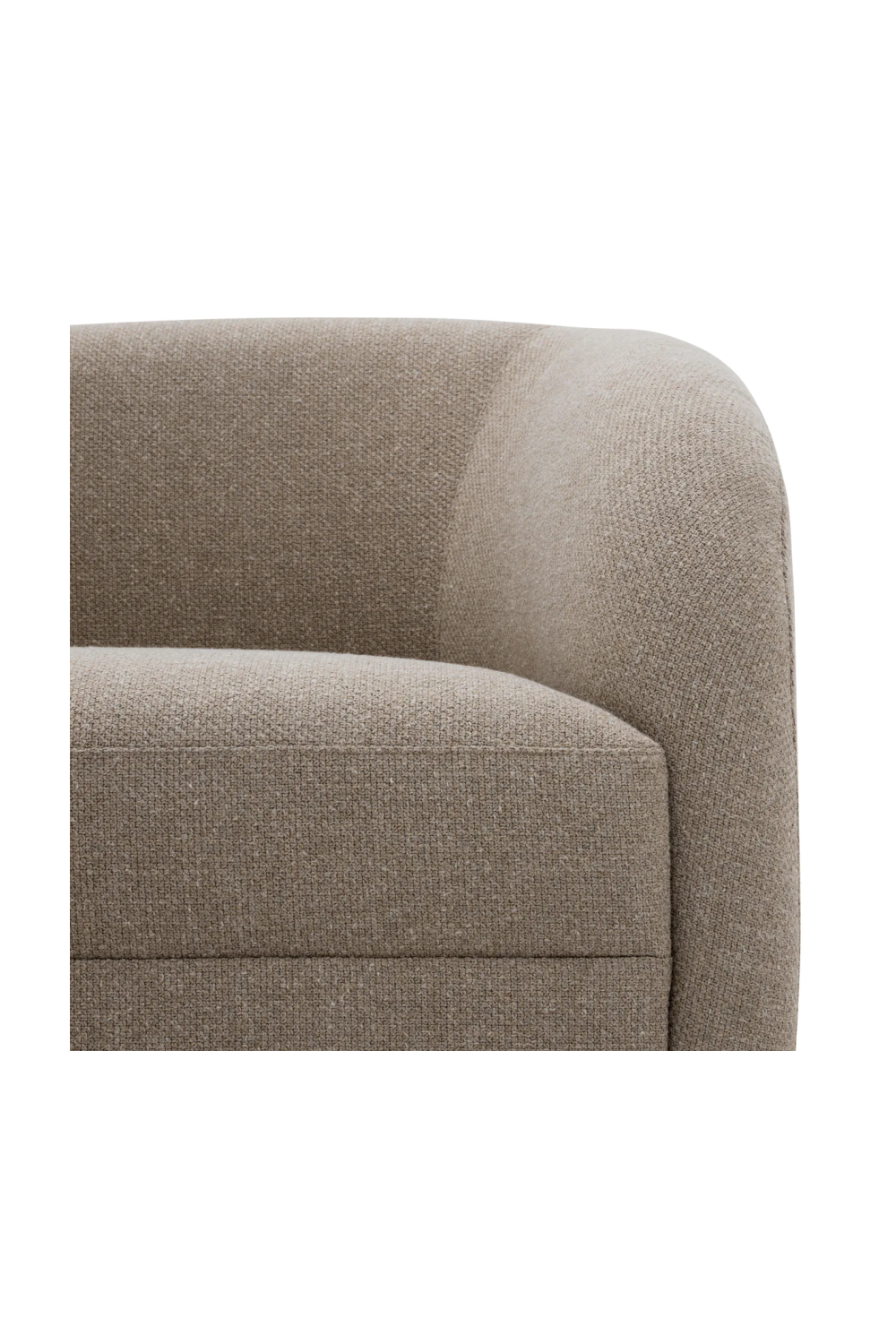 Greige Curved Sofa Divisadero | Eichholtz Miami