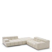 Sofá modular capitoné en cuadrícula Hunter