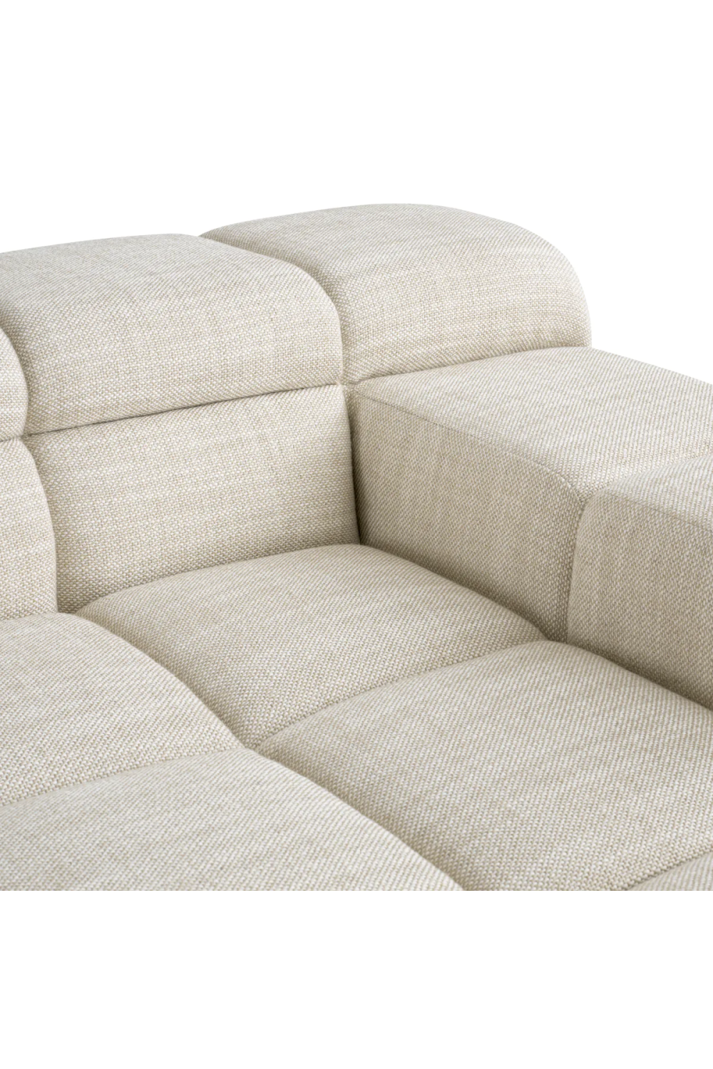 Grid-Tufted Modular Sofa Hunter | Eichholtz Miami