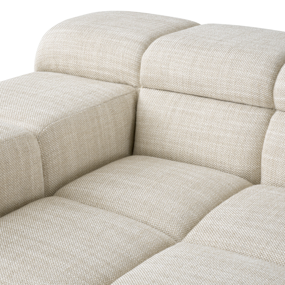 Grid-Tufted Modular Sofa Hunter | Eichholtz Miami