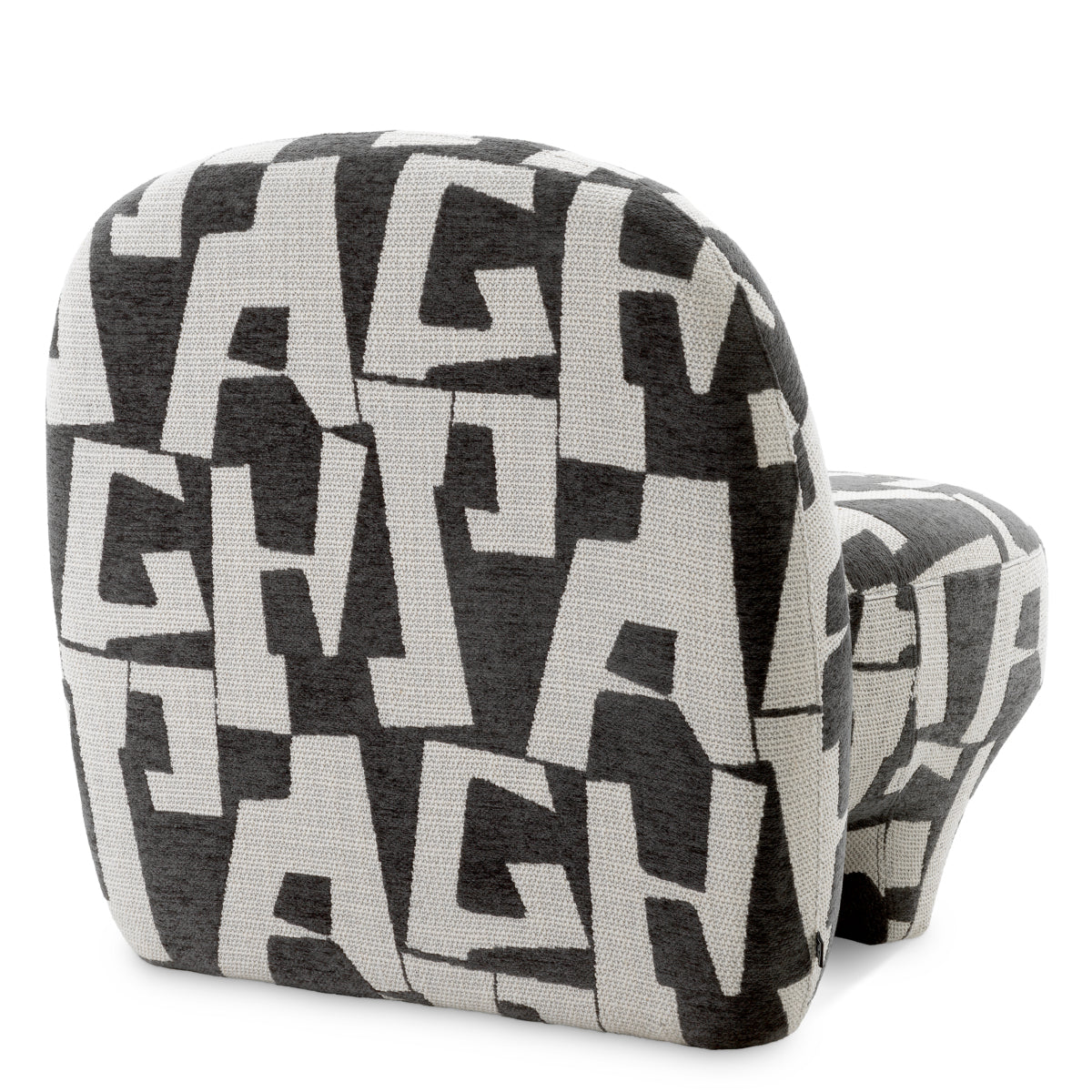 Upholstered Black Accent Chair Lugo | Eichholtz Miami