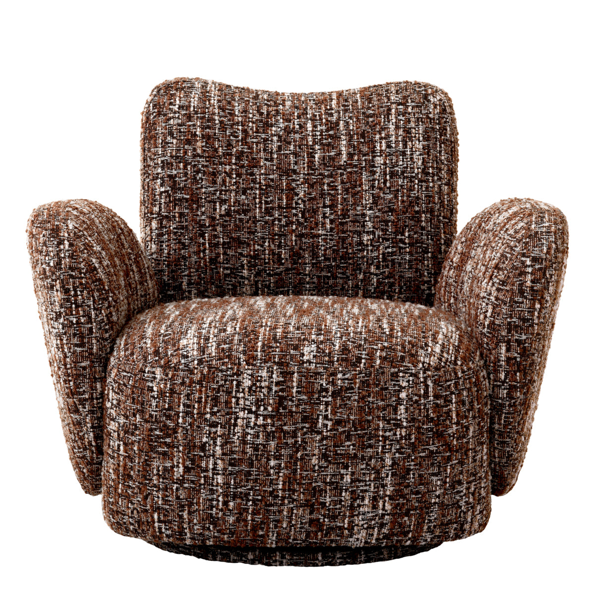 Red Boucle Accent Chair Merida | Eichholtz Miami