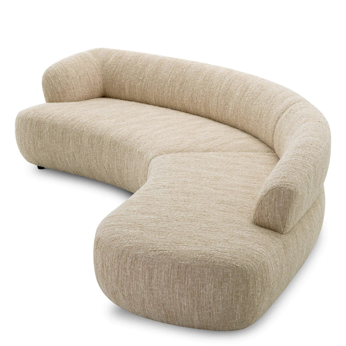 Curved Cream Artisan Sofa Cordova | Eichholtz Miami