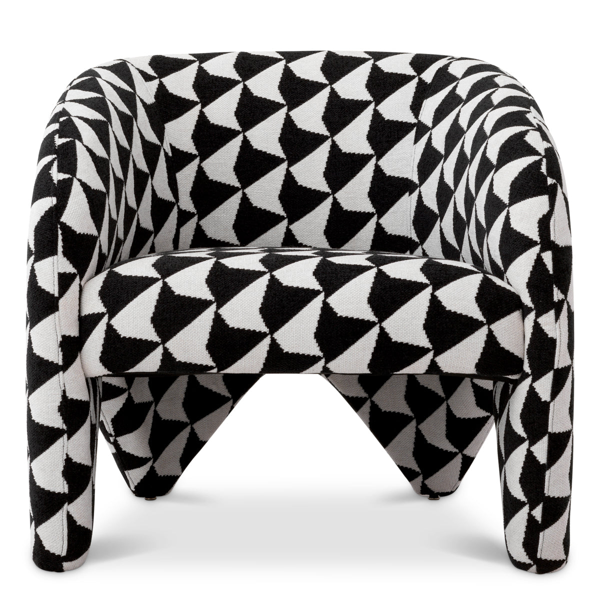 Zenith Black & White Chair Toledo | Eichholtz Miami
