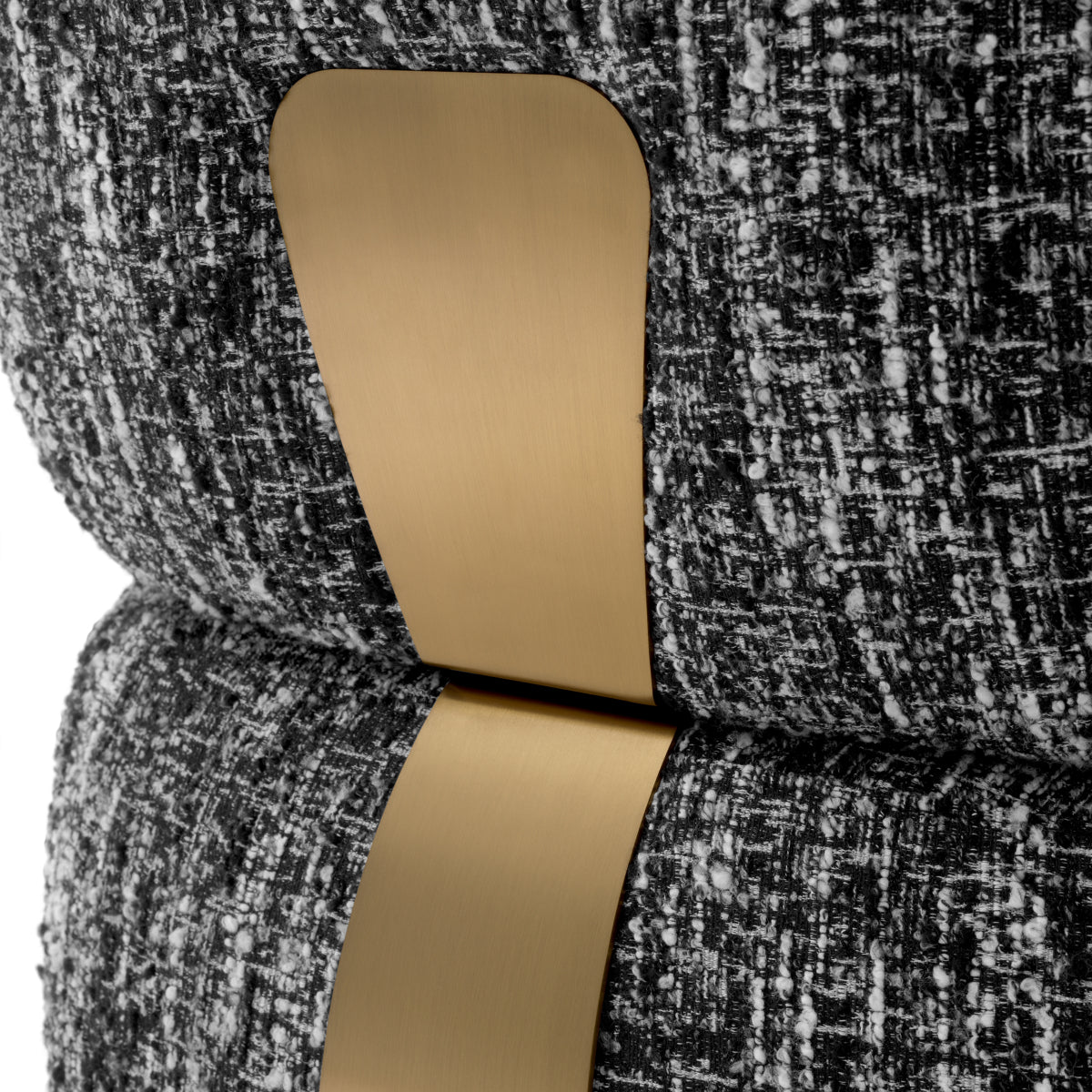 Black Boucle Lounge Chair Leon | Eichholtz Miami