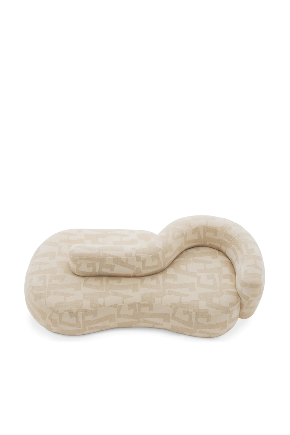 Geometric Pattern Curved Sofa Julita | Eichholtz Miami