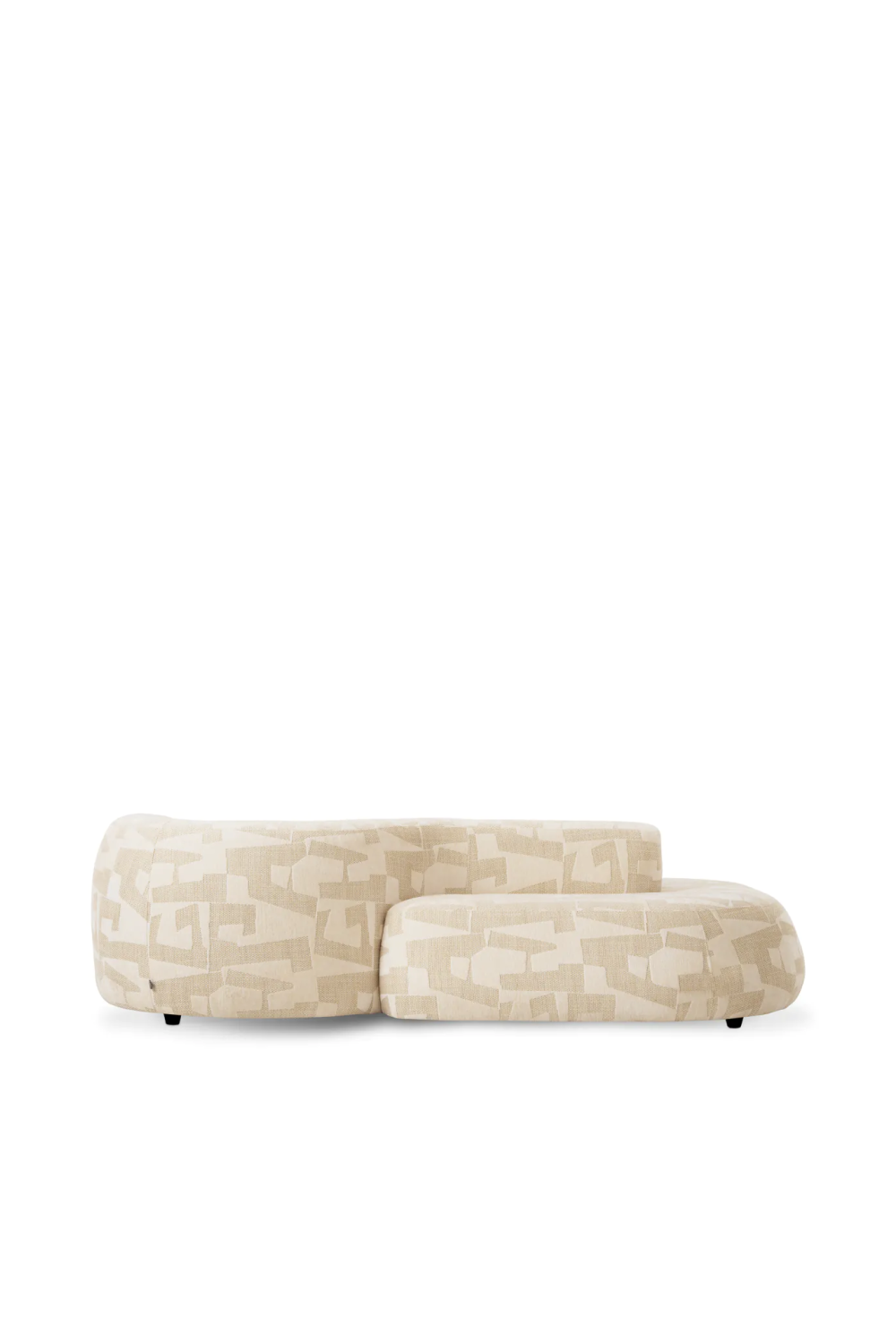 Geometric Pattern Curved Sofa Julita | Eichholtz Miami