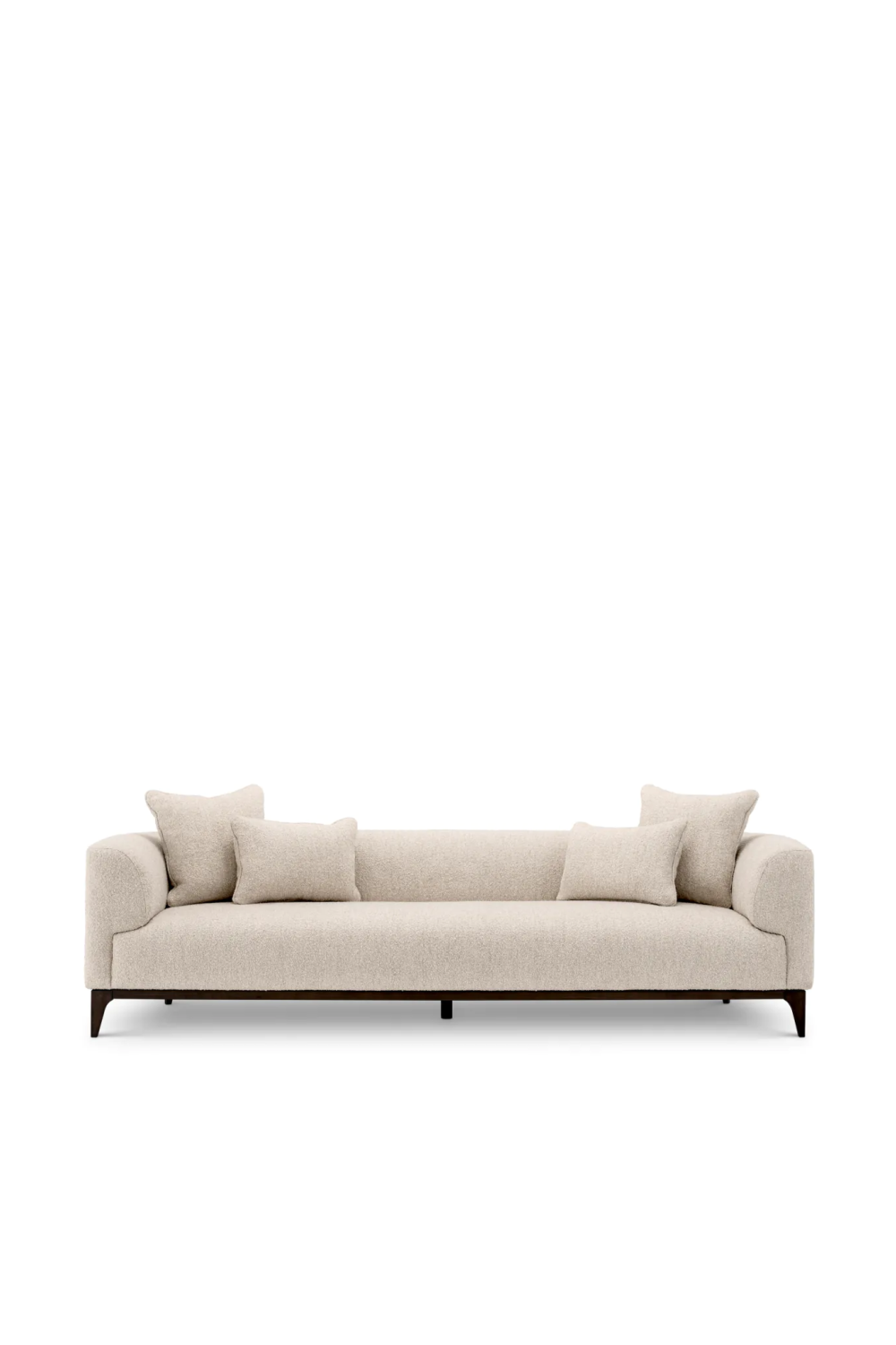 Chalk Boucle Sofa Brannan | Eichholtz Miami