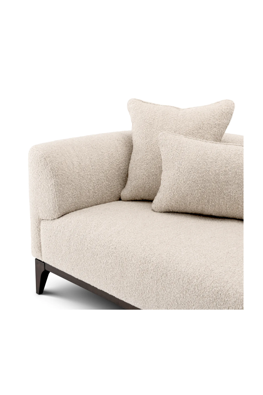 Chalk Boucle Sofa Brannan | Eichholtz Miami