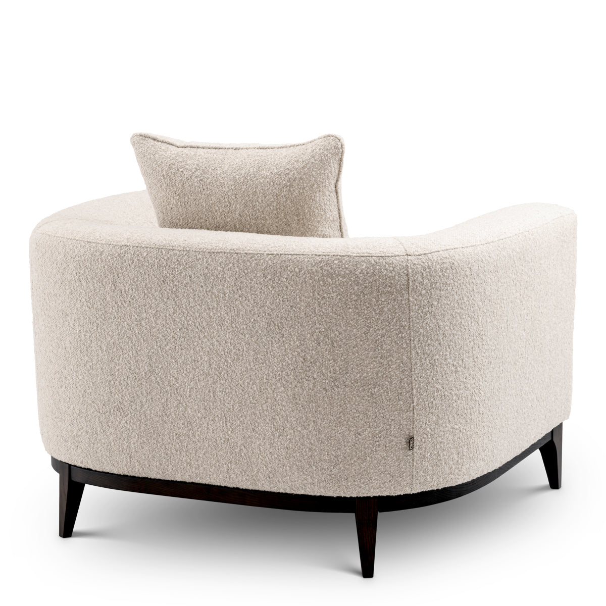 Chalk Boucle Accent Chair Brannan | Eichholtz Miami