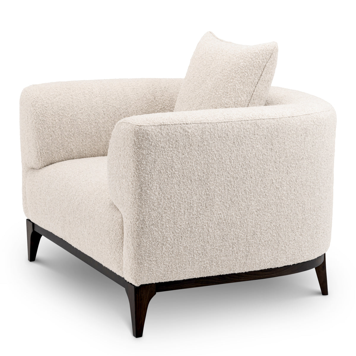 Chalk Boucle Accent Chair Brannan | Eichholtz Miami