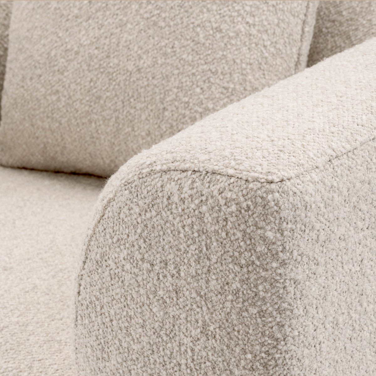 Chalk Boucle Accent Chair Brannan | Eichholtz Miami