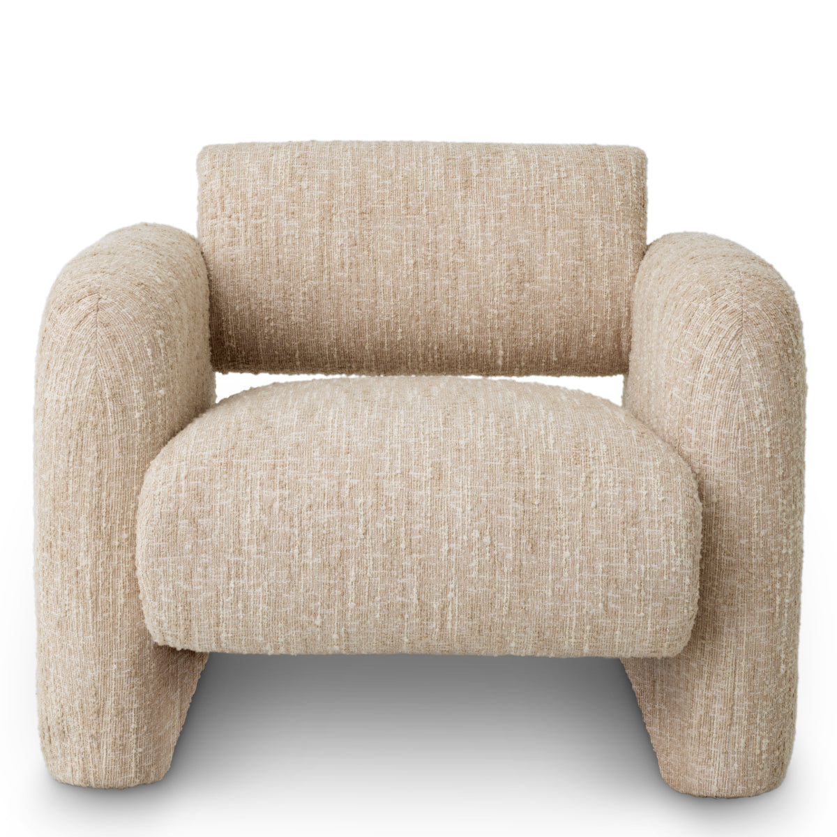 Bouclé Cream Chair Vesper | Eichholtz Miami