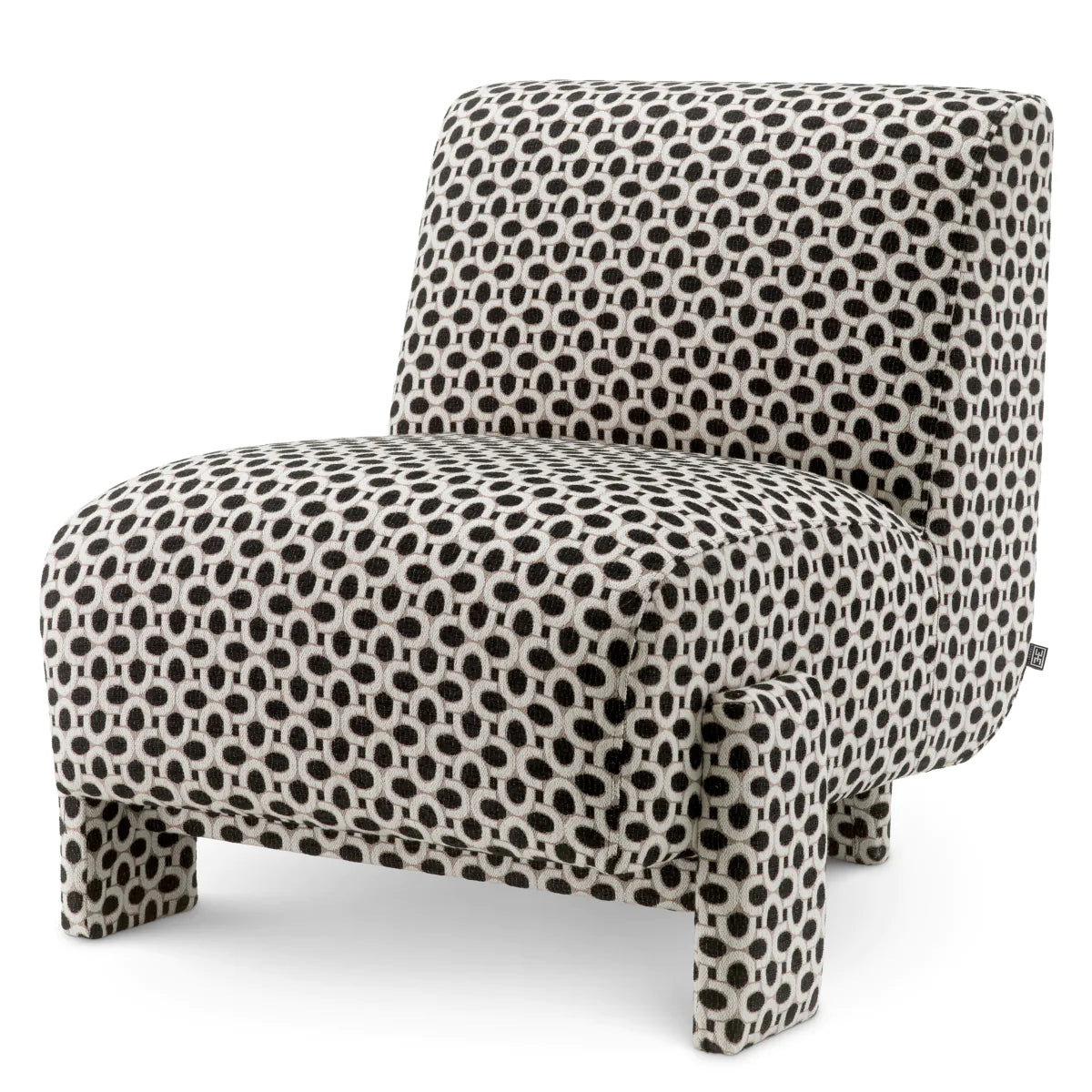 Black Upholstered Accent Chair Rockdale | Eichholtz Miami