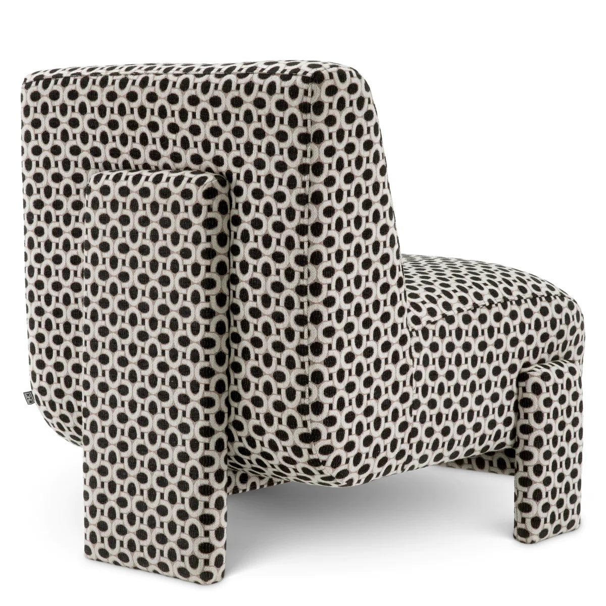 Black Upholstered Accent Chair Rockdale | Eichholtz Miami