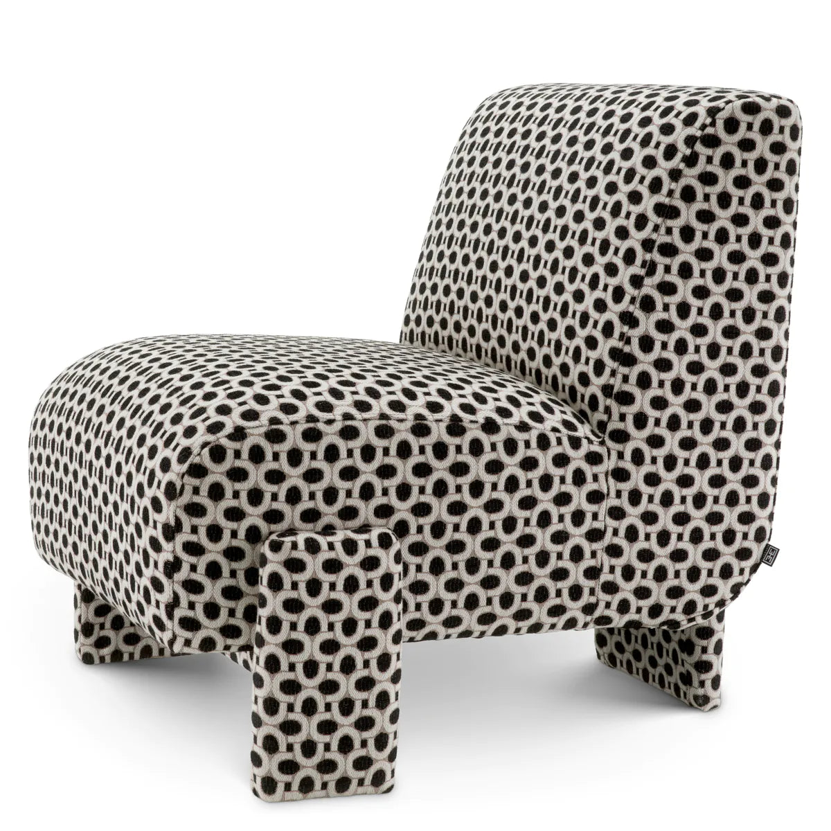 Black Upholstered Accent Chair Rockdale | Eichholtz Miami