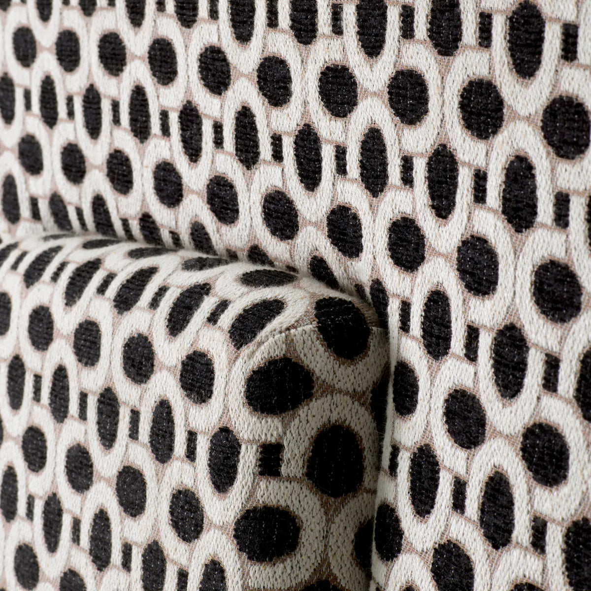 Black Upholstered Accent Chair Rockdale | Eichholtz Miami